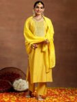 Yellow Yoke Design Silk Blend Straight